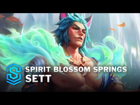Spirit Blossom Springs Sett Skin Spotlight - League of Legends