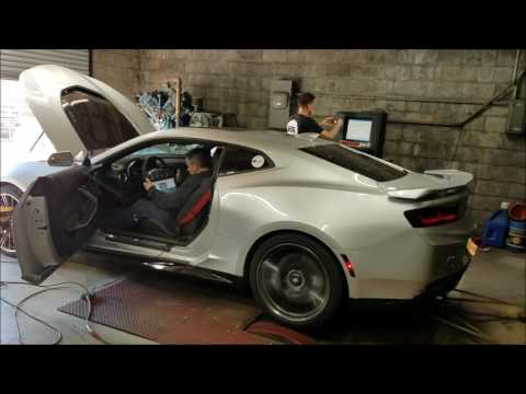ATI 2017 ZL1 Camaro A10 on the Chassis Dyno After Exhaust install