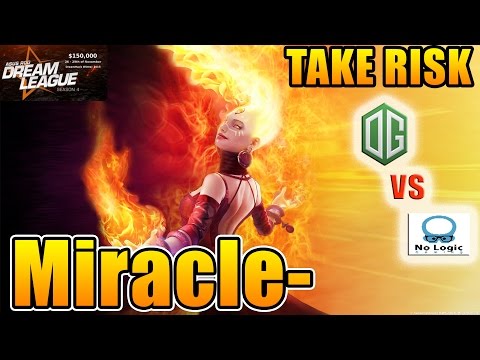 Miracle- Dota 2 [Lina] OG vs NLG - Take RISK, KILL and BE KILLED