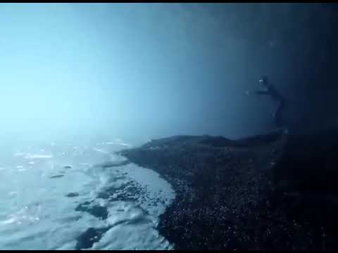 A river flowing under the waters of the Black Sea