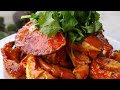 Singapore chili crab 🌶🦀 #singapore #chilicrab #crabs