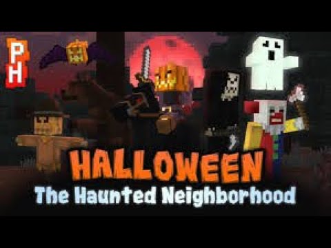 Vivian_ - the haunted neighborhood Minecraft   PE map made by pixel  Heads  part 1