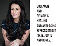 Collagen and gelatin healing and anti-aging effects on gut, skin, joints and bones.