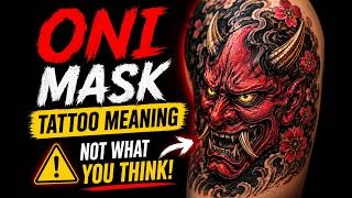 Oni Mask Tattoo Meaning With Symbolism & History