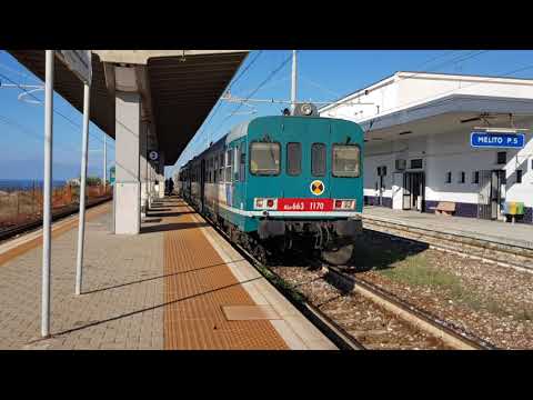 Treno Regionale Aln663 1170+Aln663 1188 Regionale 5532 Reggio di Calabria Centrale-Catanzaro Lido