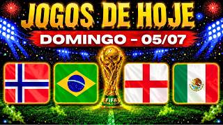 ⚽COPA DO MUNDO 2026! VEJA ONDE ASSISTIR TODOS OS JOGOS DE HOJE I DOMINGO - DIA 05/07//2026