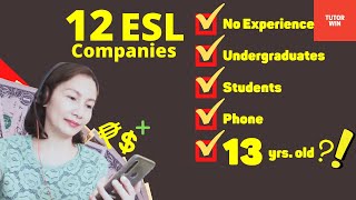 Hiring Now! Work from Home/ ESL COMPANIES | Filipino Tutors! EARN ONLINE!