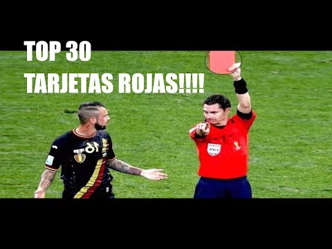 Las 30 Mejores Tarjetas Rojas en el FUTBOL!!!