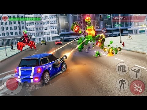 New Cat Robot Car Transformation Part-2 | Rescue City Cat Robot Car Android GamePlay | By Game Crazy