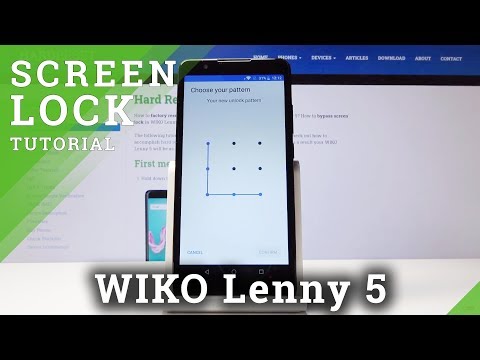 How to Add Lock Screen in WIKO Lenny 5 – Set PIN / Password / Pattern