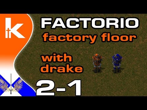 Factorio | Factory Floor with Drake Round 2-1 | Multiplayer Scenario