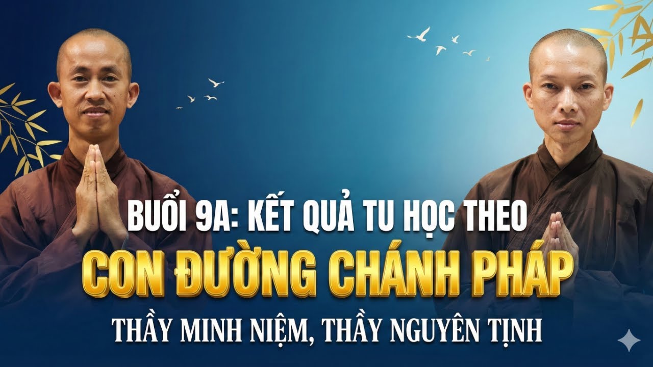 Buổi 9A | Kết Quả Tu Tập Theo Con Đường Chánh Pháp - Thầy Minh Niệm, Thầy Nguyên Tịnh
