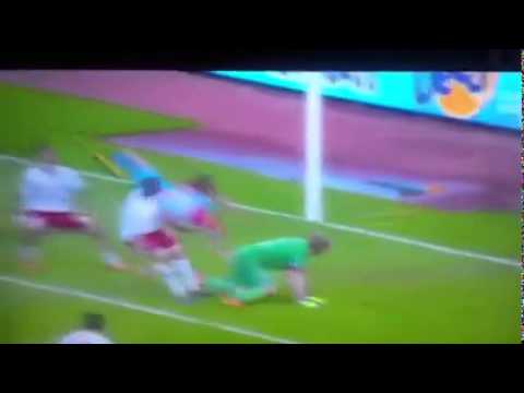 Amazing double save by Gillet for Catania