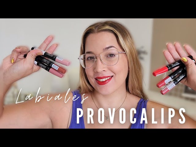 Vídeo relacionado con Rimmel, Lasting Provocalips, Labial fijo, 400 Grin & bare it, Paso 1: 2,3mL, Paso2: 1,6g