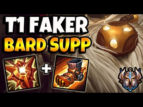 T1 Faker BARD Support vs TAHM KENCH - Patch 11.15 Ranked Korea ✅