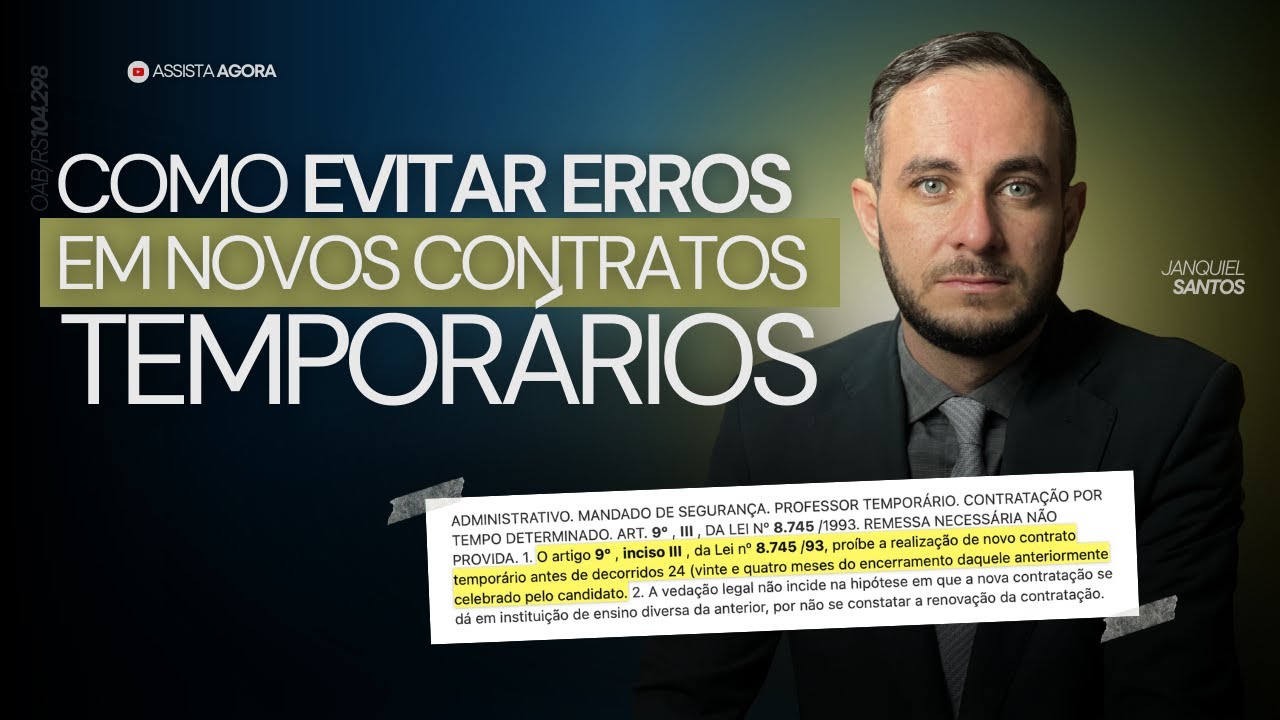 Contratação de Servidores Temporários (Lei 8.745/93)