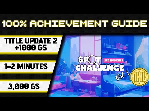 Spot Challenge Vol. 1 Title Update 2 Achievement 100% Walkthrough * 1000GS in 1-2 Minutes *