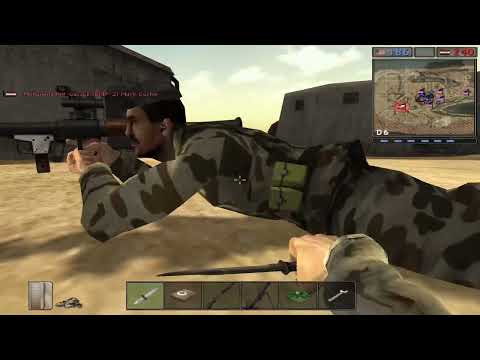 Battlefield 1942 : Desert Combat 0.7 - Tobruk gameplay (Part 1)