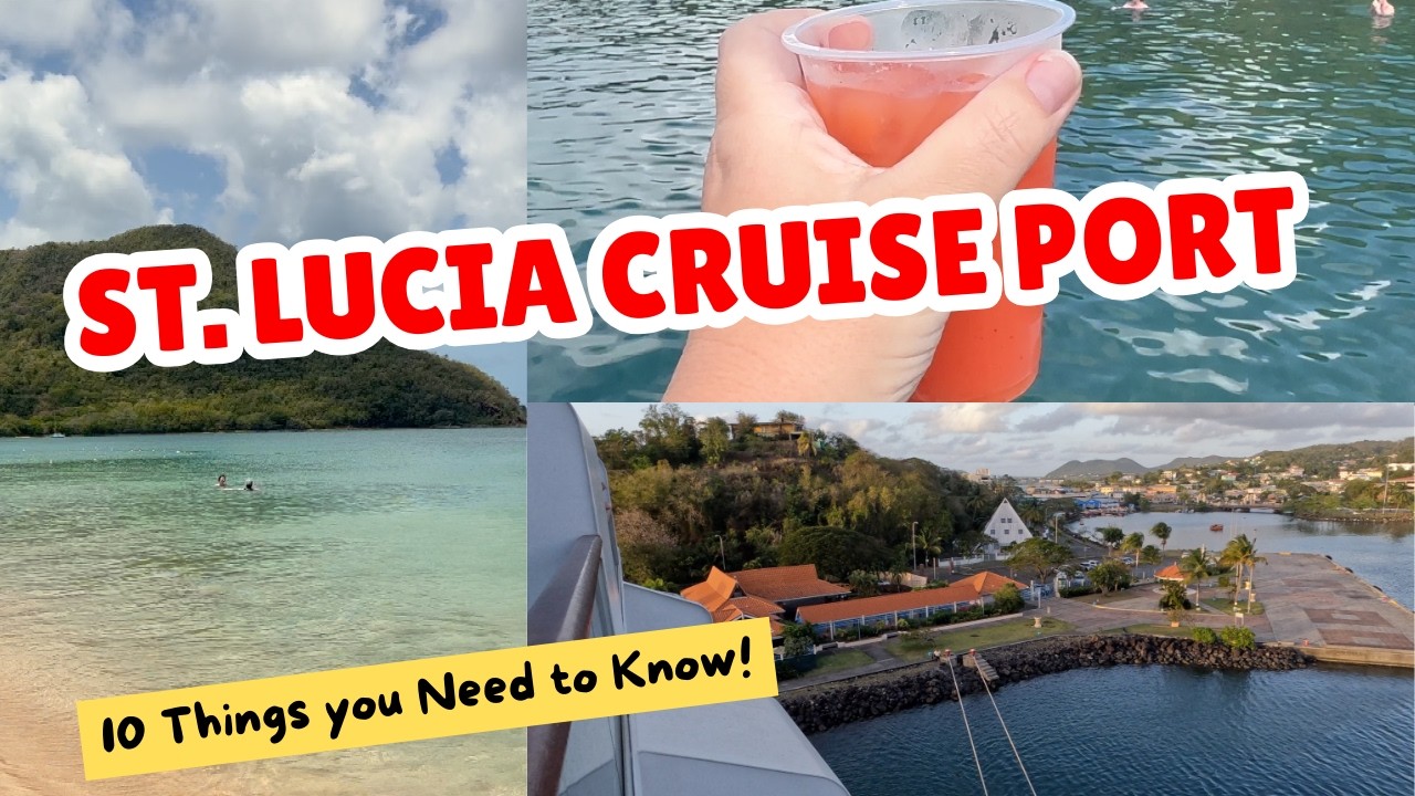 🏖️Visiting St Lucia on a Cruise? 10 Things You Need to Know 🌴