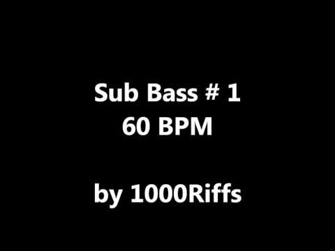 Sub Bass Kick Drum #1 : 60 BPM - Beats Per Minute