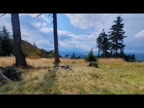 Biwak z Hamakiem trzy szczyty #sudety środkowe #biwak #hamak