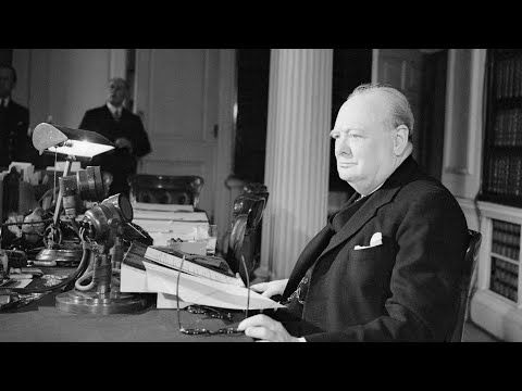 Prime Minister Winston Churchill’s message to the nation and the commonwealth on VE Day, 8 May 1945.