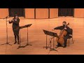 "Canción de Cuna" (Lullaby) by José Elizondo. Performed by Delara Hashemi & Thomas Loescher.