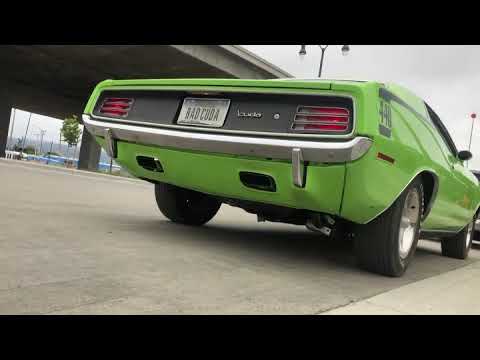 1970 Plymouth Cuda 440 Burnout