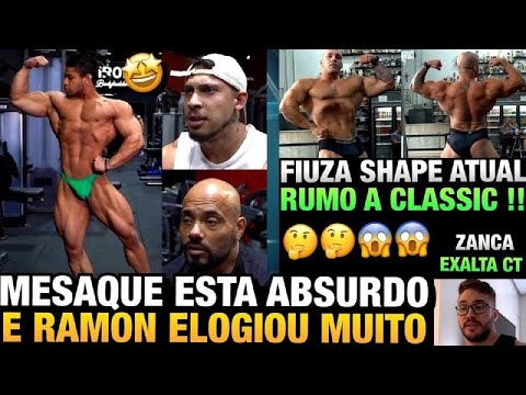 MESAQUE BUGOU RAMON COM SHAPE ABSURDO - ZANCANELLI EXALTA O CT DO CARIANI + LUCAS FIUZA SHAPE ATUAL