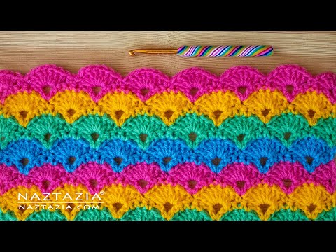 Shell Stitch Crochet Pattern - How to Crochet a Shell Stitch - Crochet Tutorial
