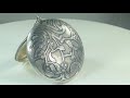 Art Nouveau Sterling Silver French Silver Locket