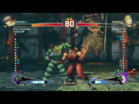 SSF4 - Kiryu Tsukimiya (Guy) vs. wakaba4105 (Cody)