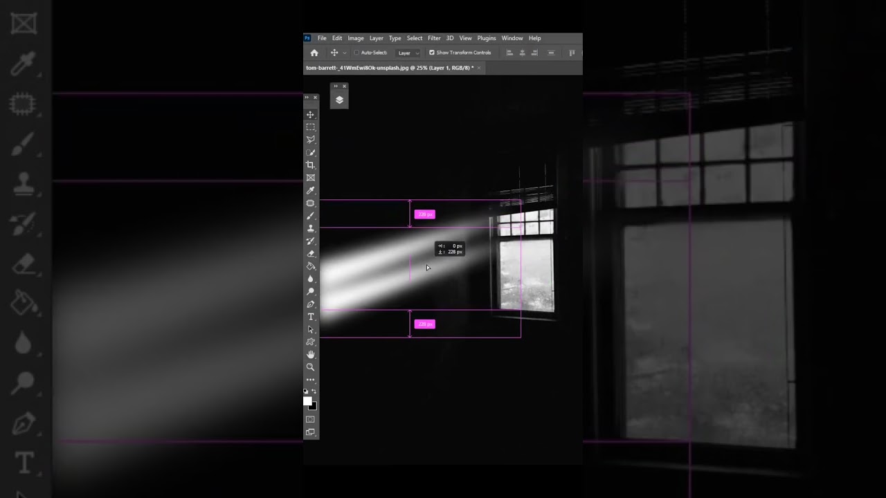 Tutorial Desain Cipta Media / Efek Cahaya jendela hanya 5 Detik di photoshop