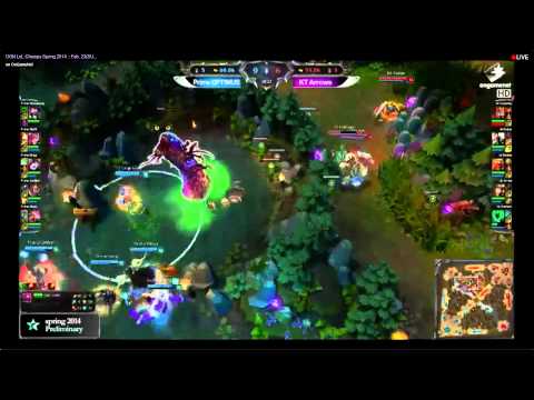 KaKAO baron steal Prime OPTIMUS vs KT Arrows | LoL Masters 2014