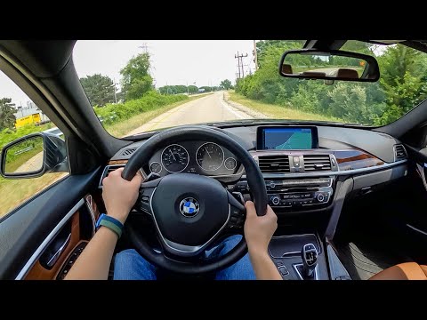 2016 BMW 328i xDrive on Continental DWS 06+ Tires - POV Test Drive (Binaural Audio)