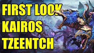 FIRST LOOK - Kairos And Tzeentch - Total War Warhammer 3 - Mechanics &amp; Campaign