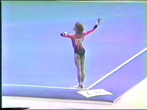 Dagmar Kersten (GDR) FX EF 9.875 1985 World Championships