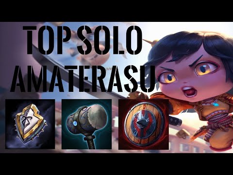 Hard Carry On The Best Warrior! Amaterasu Solo Gameplay (Smite Conquest)