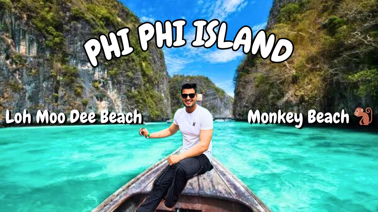 A traveler explores Loh Moo Dee Beach in this video.