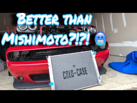 Better Than Mishimoto?! Dodge Challenger Scatpack Cold Case Radiator Install.