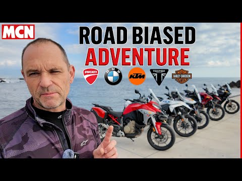 Which is the best, big adventure bike for the road? | BMW v Ducati v Harley v KTM v Triumph | MCN