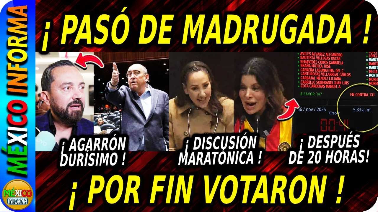PASÓ DE MADRUGADA: POR FIN VOTARON EN LA CÁMARA DE DIPUTADOS. JALONEOS Y MUCHA TENSIÓN.