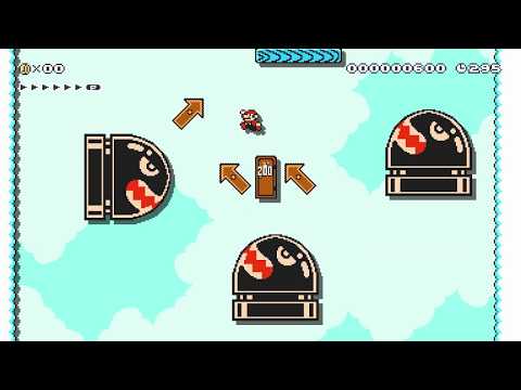 Banzai Bill Platforming 1/2 (Super Mario Maker 2)
