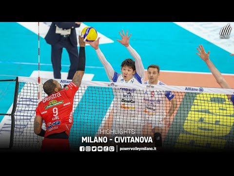 Superlega, highlights Milano - Civitanova