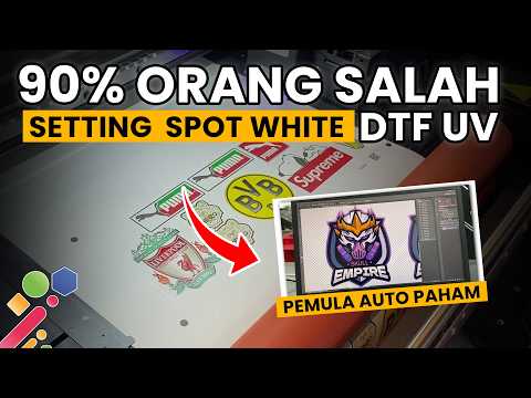 TUTORIAL CARA SETTING DTF UV PATCH