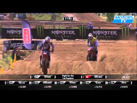 Battle lead Motocross GP Latvia 2013 MX2 Race 1