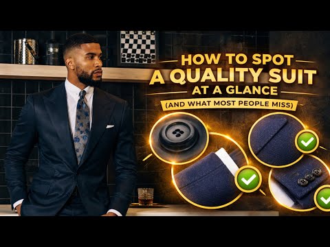 How to Spot a Quality Suit (and what most people miss)