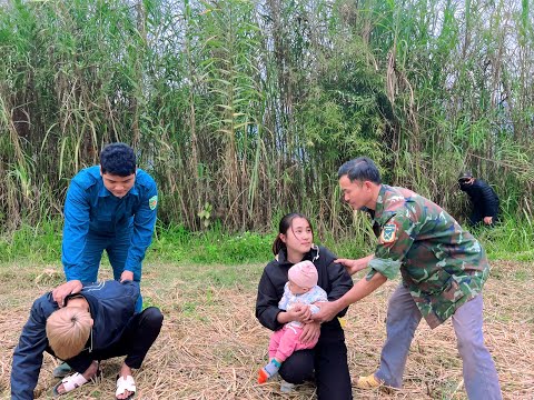 Two bad men caused trouble — police and a kind man arrived just in time