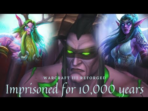 Tyrande frees Illidan from his prison after 10,000 years
