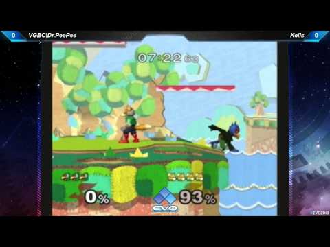 EVO 2013 SSBM Pools B61 - Dr PeePee (Falco) vs Kels (Fox)